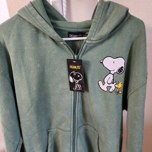 Snoopy Woodstock Hoodie Peanuts Men's Small Brand NEW with Tags NWT Full Zip